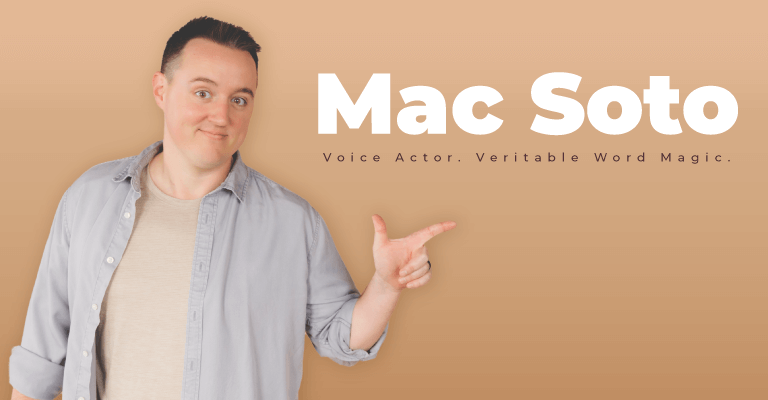 Mac Soto Voice Actor Veritable Word Magic Mobile Banner Background